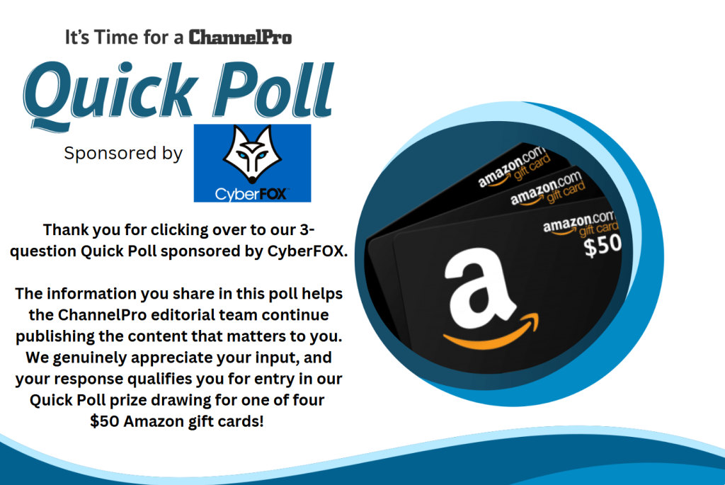 Thanks for completing our Quick Poll sponsored by CyberFOX!